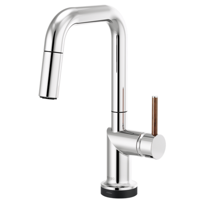 Brizo Odin 64965LF SmartTouch Pull-Down Prep Kitchen Faucet with Square Spout - Less Handle