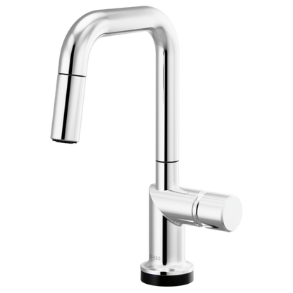Brizo Odin 64965LF SmartTouch Pull-Down Prep Kitchen Faucet with Square Spout - Less Handle