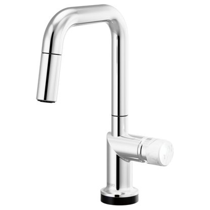Brizo Odin 64965LF SmartTouch Pull-Down Prep Kitchen Faucet with Square Spout - Less Handle
