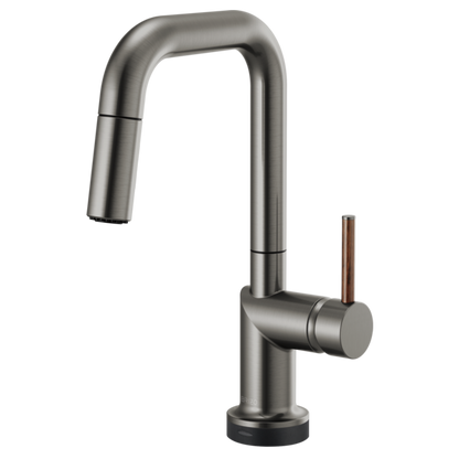 Brizo Odin 64965LF SmartTouch Pull-Down Prep Kitchen Faucet with Square Spout - Less Handle