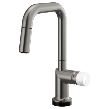 Brizo Odin 64965LF SmartTouch Pull-Down Prep Kitchen Faucet with Square Spout - Less Handle