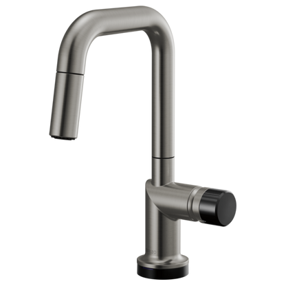 Brizo Odin 64965LF SmartTouch Pull-Down Prep Kitchen Faucet with Square Spout - Less Handle