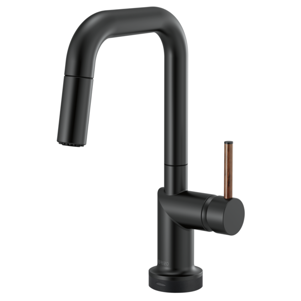 Brizo Odin 64965LF SmartTouch Pull-Down Prep Kitchen Faucet with Square Spout - Less Handle