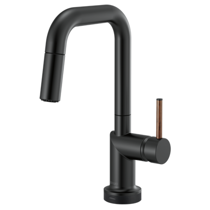 Brizo Odin 64965LF SmartTouch Pull-Down Prep Kitchen Faucet with Square Spout - Less Handle