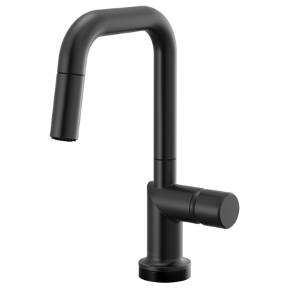 Brizo Odin 64965LF SmartTouch Pull-Down Prep Kitchen Faucet with Square Spout - Less Handle