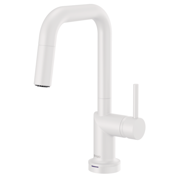 Brizo Odin 64965LF SmartTouch Pull-Down Prep Kitchen Faucet with Square Spout - Less Handle