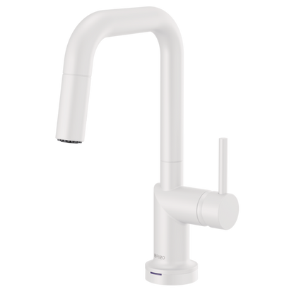 Brizo Odin 64965LF SmartTouch Pull-Down Prep Kitchen Faucet with Square Spout - Less Handle