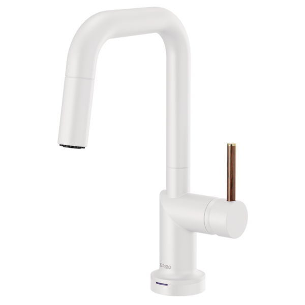 Brizo Odin 64965LF SmartTouch Pull-Down Prep Kitchen Faucet with Square Spout - Less Handle