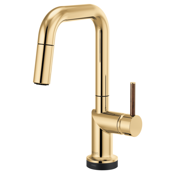 Brizo Odin 64965LF SmartTouch Pull-Down Prep Kitchen Faucet with Square Spout - Less Handle