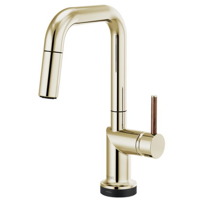 Brizo Odin 64965LF SmartTouch Pull-Down Prep Kitchen Faucet with Square Spout - Less Handle