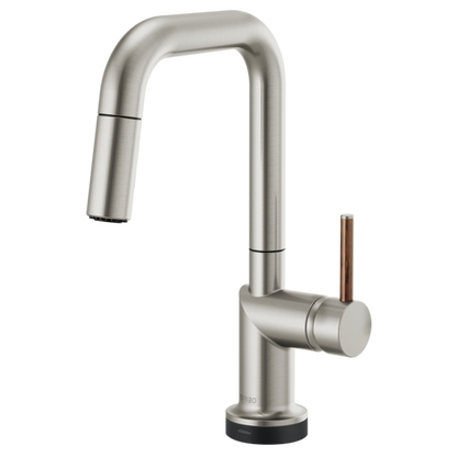 Brizo Odin 64965LF SmartTouch Pull-Down Prep Kitchen Faucet with Square Spout - Less Handle