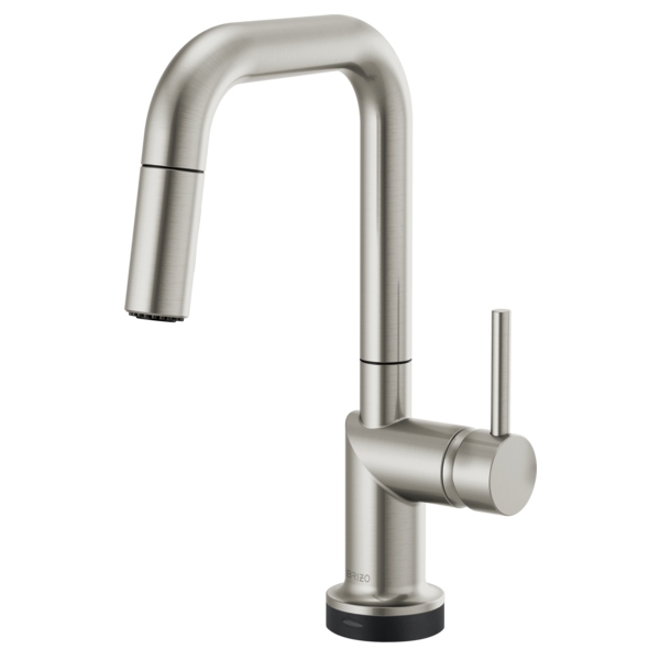 Brizo Odin 64965LF SmartTouch Pull-Down Prep Kitchen Faucet with Square Spout - Less Handle