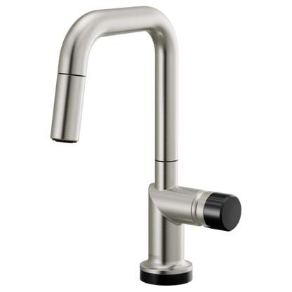 Brizo Odin 64965LF SmartTouch Pull-Down Prep Kitchen Faucet with Square Spout - Less Handle