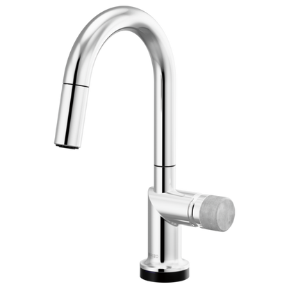 Brizo Odin 64975LF SmartTouch Pull-Down Prep Kitchen Faucet with Arc Spout - Less Handle