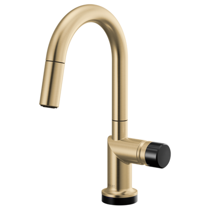 Brizo Odin 64975LF SmartTouch Pull-Down Prep Kitchen Faucet with Arc Spout - Less Handle