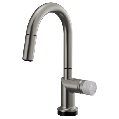 Brizo Odin 64975LF SmartTouch Pull-Down Prep Kitchen Faucet with Arc Spout - Less Handle