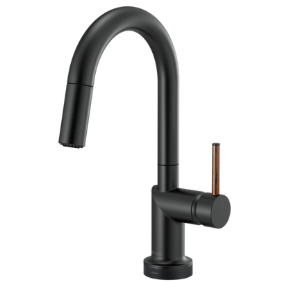 Brizo Odin 64975LF SmartTouch Pull-Down Prep Kitchen Faucet with Arc Spout - Less Handle