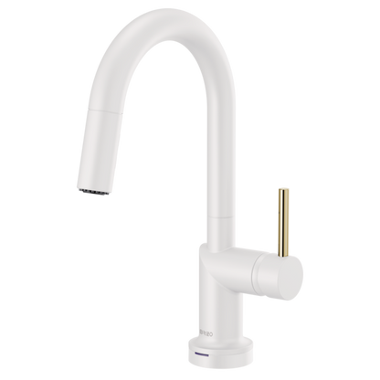 Brizo Odin 64975LF SmartTouch Pull-Down Prep Kitchen Faucet with Arc Spout - Less Handle