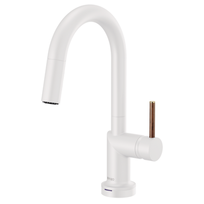 Brizo Odin 64975LF SmartTouch Pull-Down Prep Kitchen Faucet with Arc Spout - Less Handle