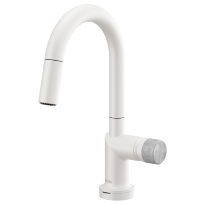 Brizo Odin 64975LF SmartTouch Pull-Down Prep Kitchen Faucet with Arc Spout - Less Handle