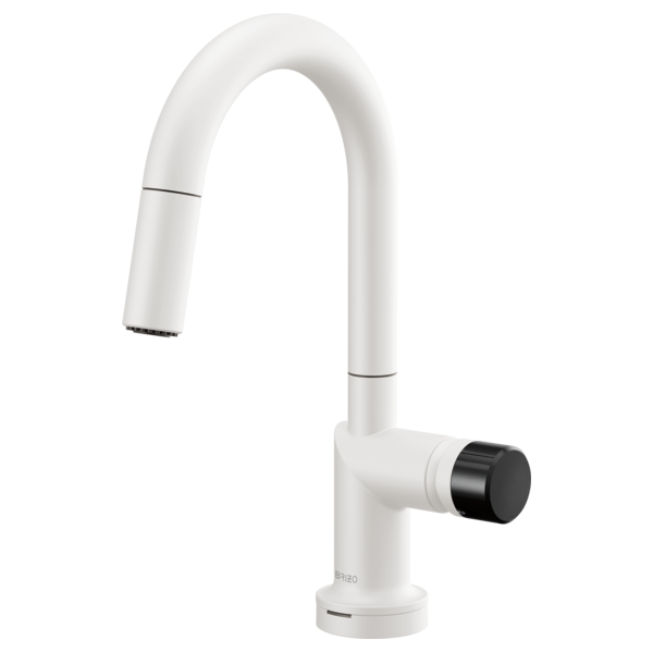 Brizo Odin 64975LF SmartTouch Pull-Down Prep Kitchen Faucet with Arc Spout - Less Handle