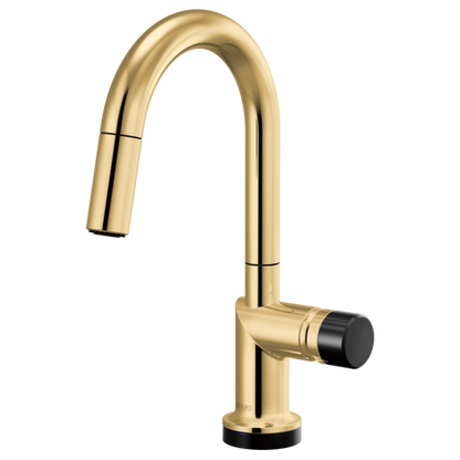 Brizo Odin 64975LF SmartTouch Pull-Down Prep Kitchen Faucet with Arc Spout - Less Handle