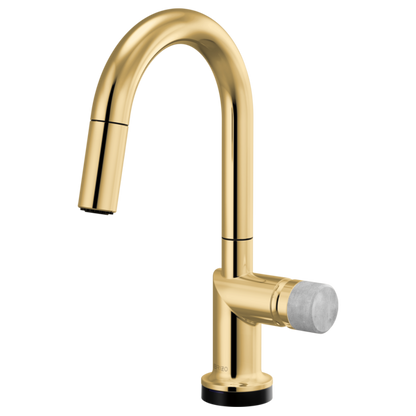 Brizo Odin 64975LF SmartTouch Pull-Down Prep Kitchen Faucet with Arc Spout - Less Handle