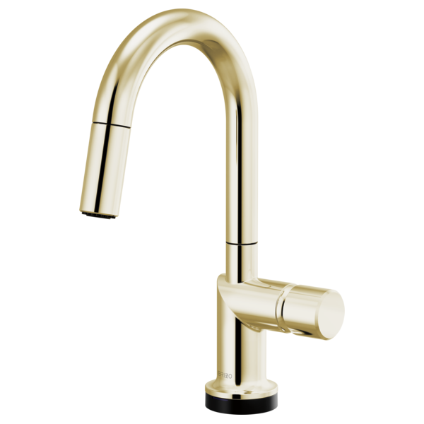 Brizo Odin 64975LF SmartTouch Pull-Down Prep Kitchen Faucet with Arc Spout - Less Handle