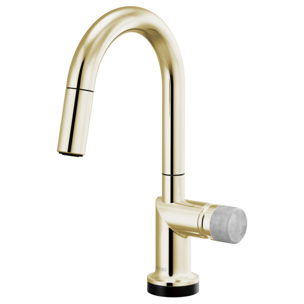 Brizo Odin 64975LF SmartTouch Pull-Down Prep Kitchen Faucet with Arc Spout - Less Handle