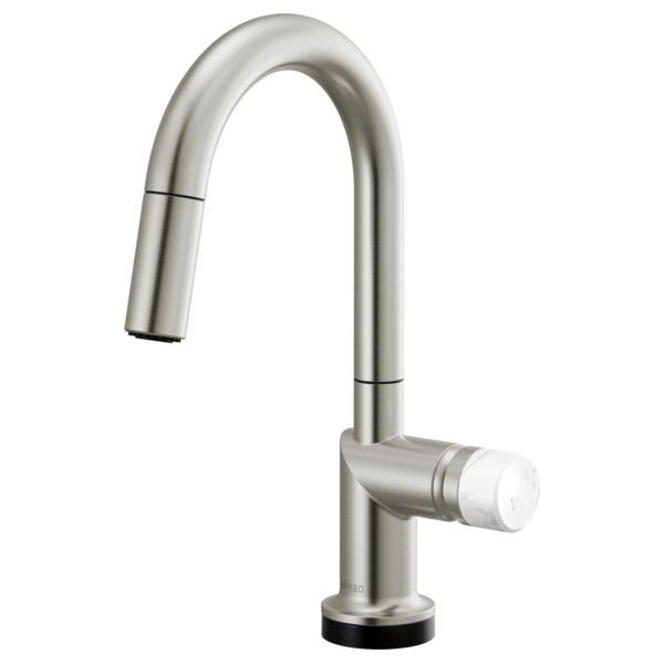 Brizo Odin 64975LF SmartTouch Pull-Down Prep Kitchen Faucet with Arc Spout - Less Handle