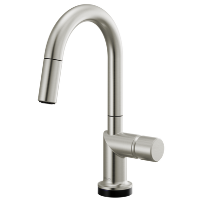 Brizo Odin 64975LF SmartTouch Pull-Down Prep Kitchen Faucet with Arc Spout - Less Handle