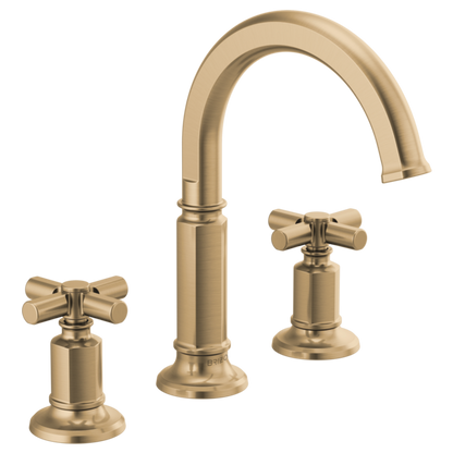 Brizo Invari 65376LF Widespread Lavatory Faucet with Arc Spout - Less Handles 1.5 GPM