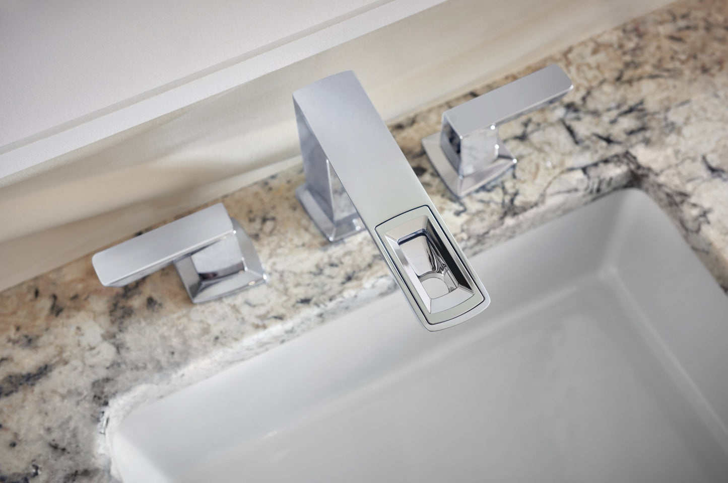 Brizo Vettis 65386LF Widespread Lavatory Faucet With Open-Flow Spout 1.2 GPM