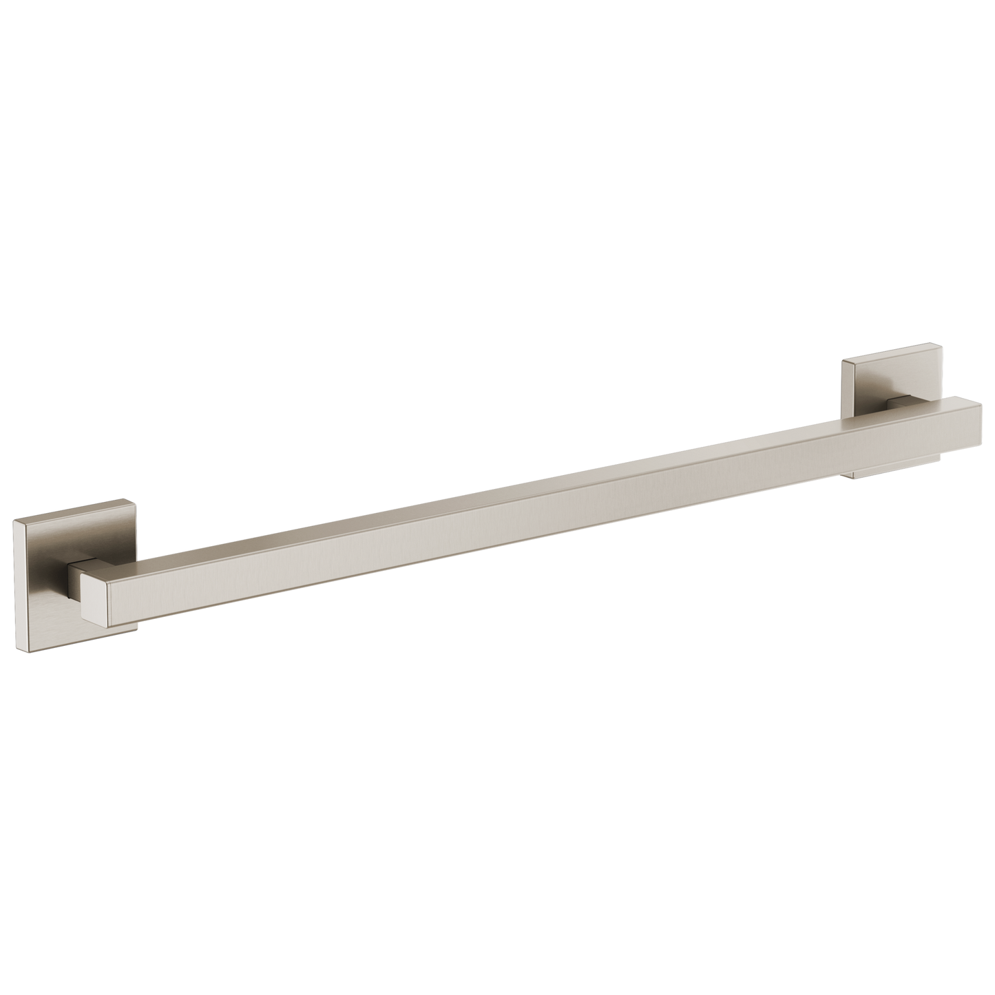 Brizo 69380 24" Linear Square Grab Bar, luxe nickel