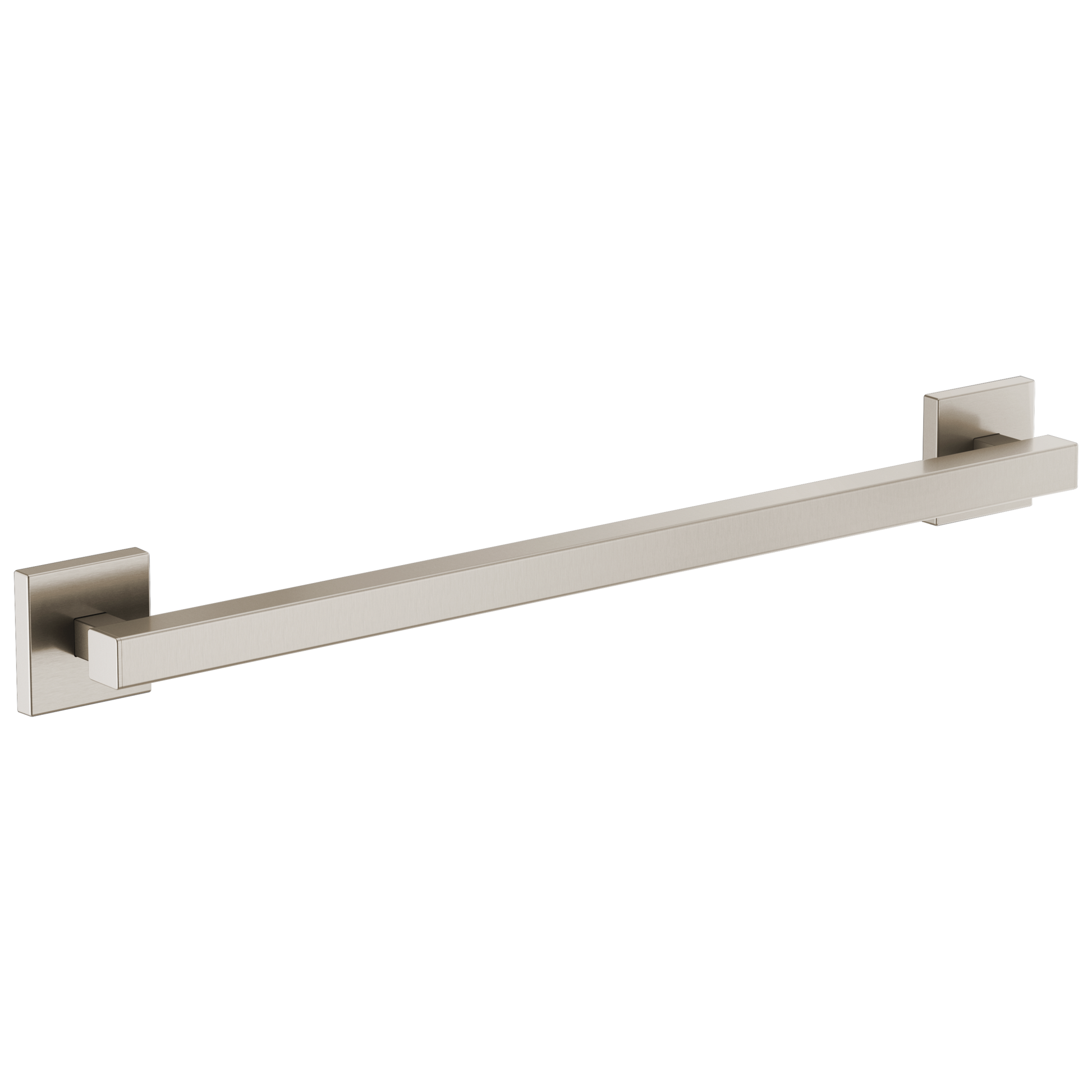 Brizo 69380 24" Linear Square Grab Bar, luxe nickel