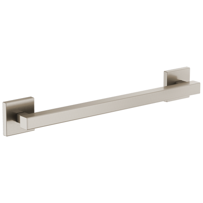 Brizo 69480 18" Linear Square Grab Bar, luxe nickel