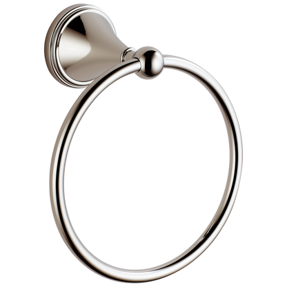 Brizo Brizo Traditional 69546 Towel Ring, polished nickel