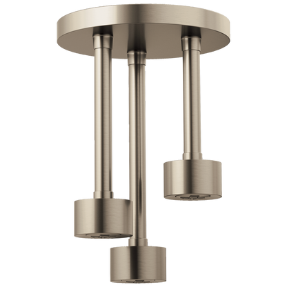 Brizo Essential Shower 81335 Linear Round Single-Function H2Okinetic Pendant Raincan Shower Head