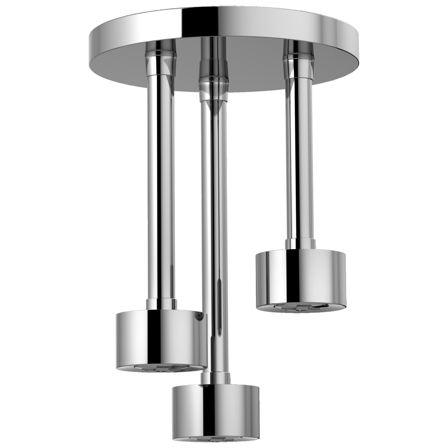 Brizo Essential Shower 81335 Linear Round Single-Function H2Okinetic Pendant Raincan Shower Head