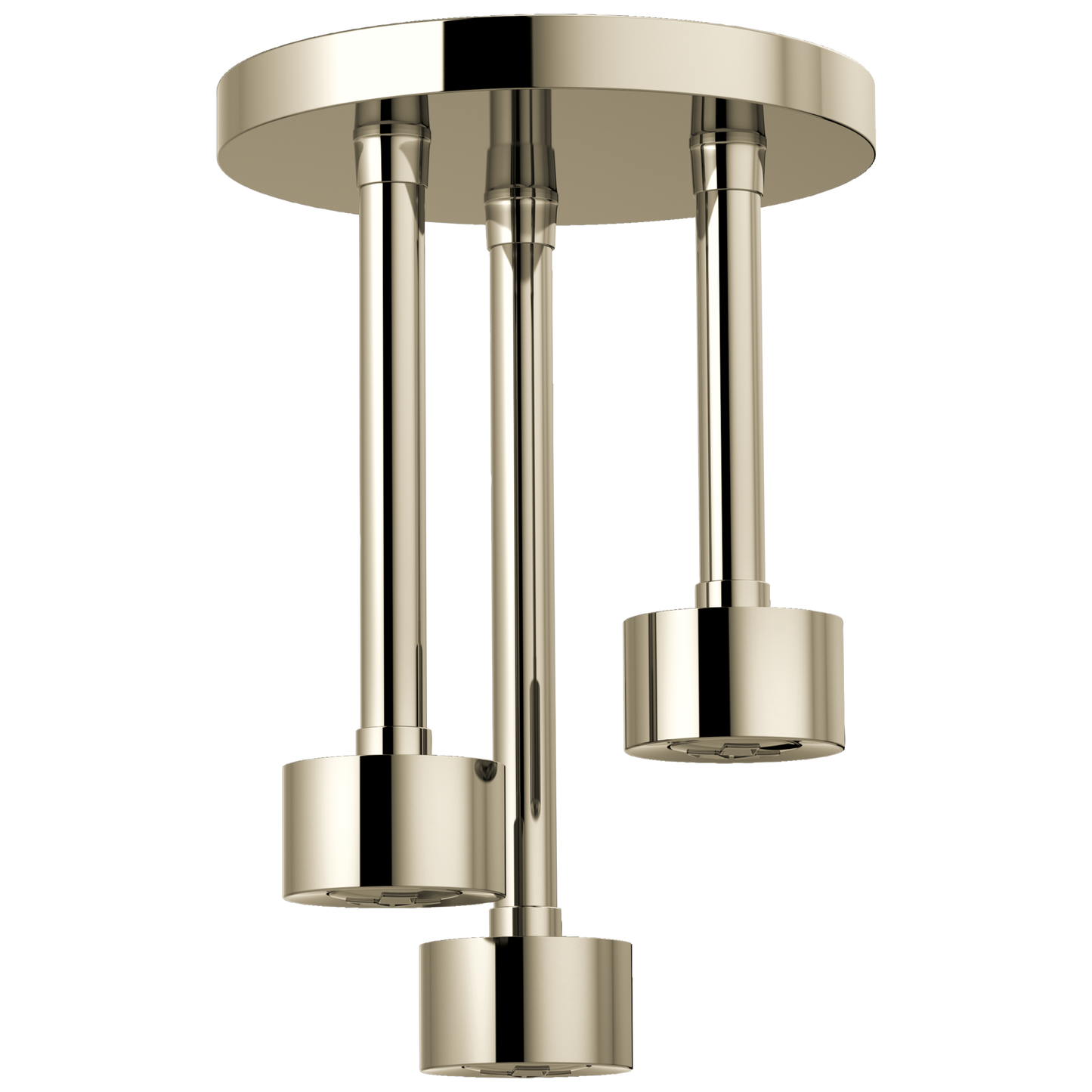 Brizo Essential Shower 81335 Linear Round Single-Function H2Okinetic Pendant Raincan Shower Head