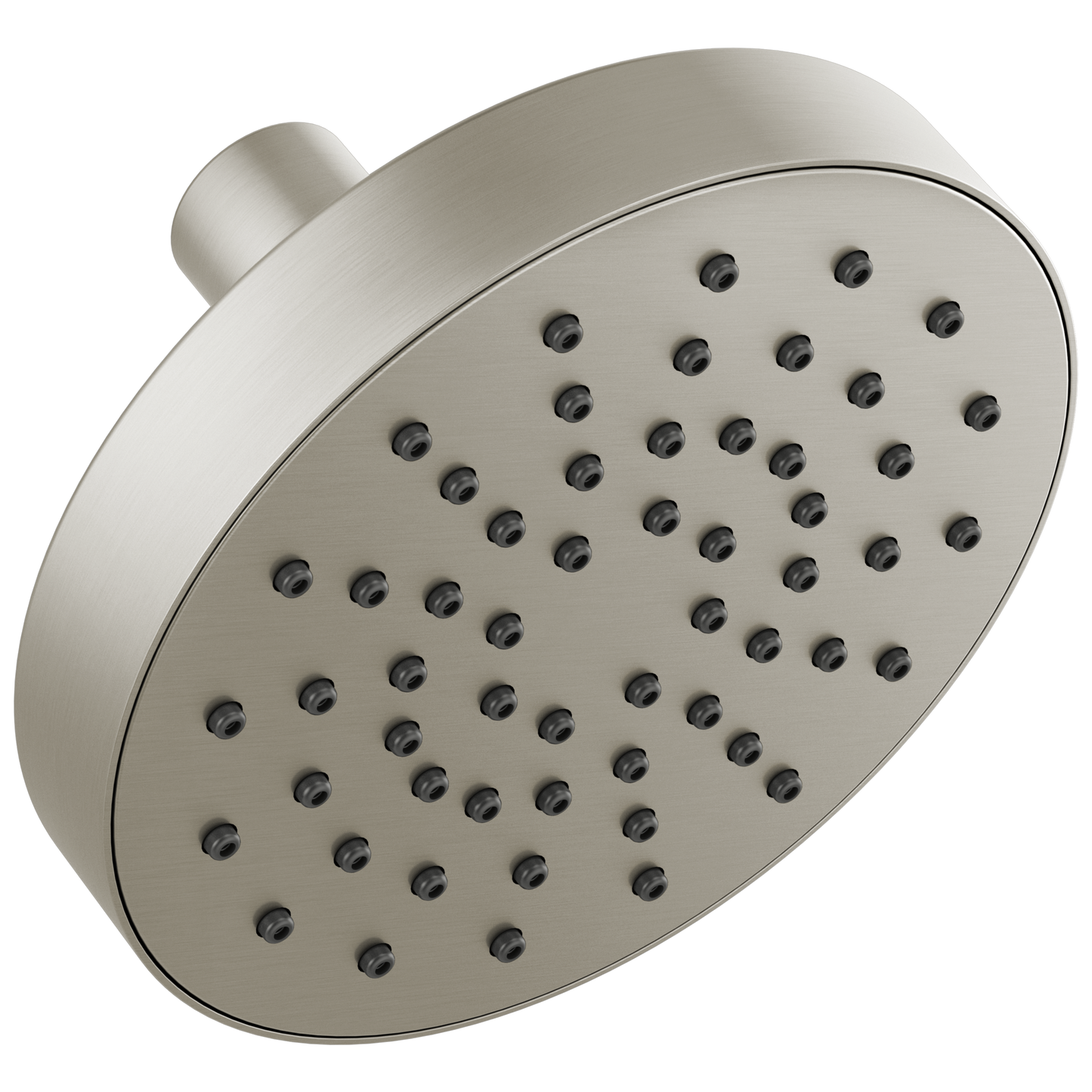 Brizo Essential Shower 82392 5" Linear Round Single-Function Wall Mount Shower Head - 2.5 GPM, luxe nickel