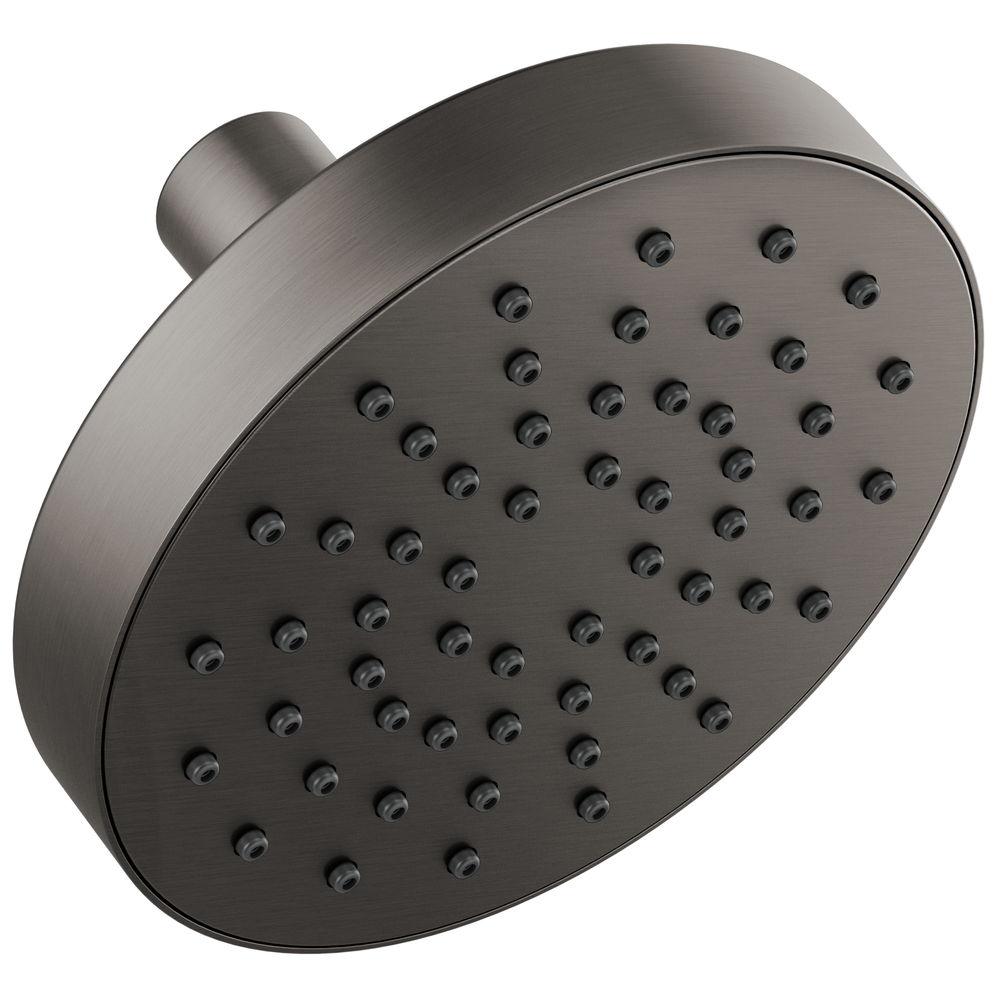 Brizo Essential Shower 82392 5" Linear Round Single-Function Wall Mount Shower Head - 2.5 GPM, luxe steel