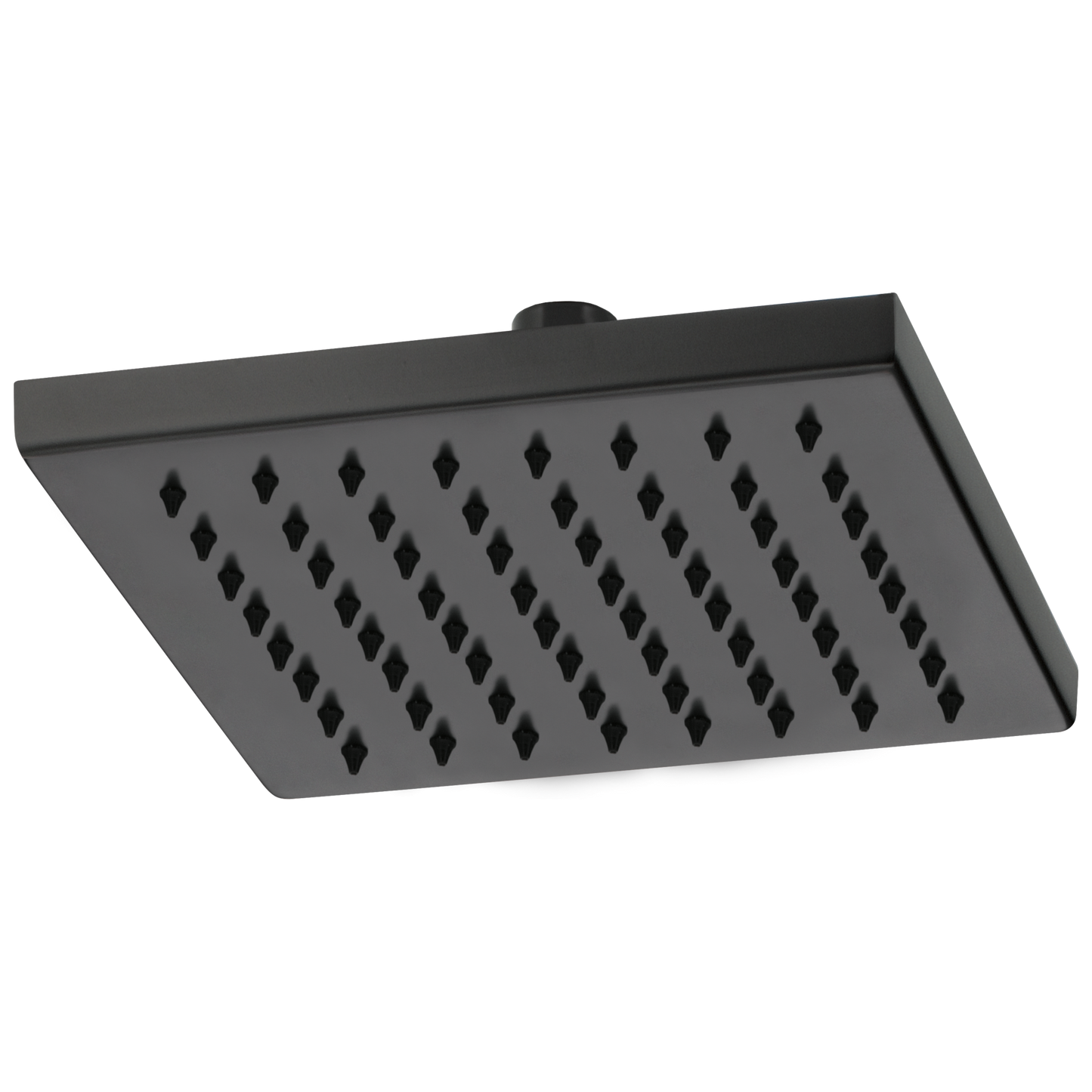 Brizo Essential Shower 83341 8" Linear Square Single-Function Raincan Shower Head - 1.75 GPM, matte black