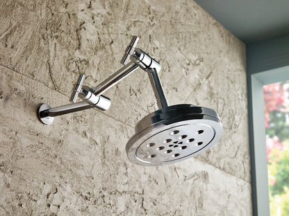 Brizo Litze 87435 8” H20Kinetic Round Multi-Function Wall Mount Showerhead