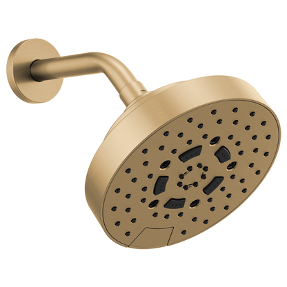 Brizo Essential Shower 87492 7" Linear Round H2Okinetic Multi-Function Wall Mount Shower Head - 2.5 GPM