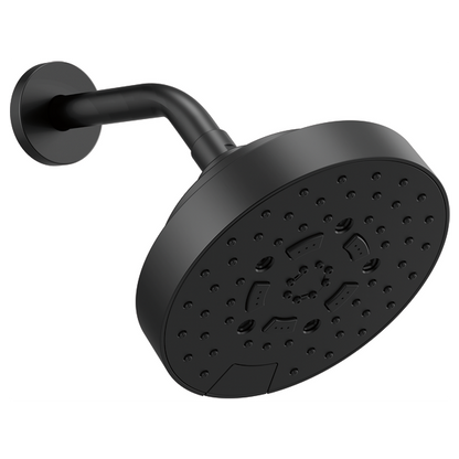 Brizo Essential Shower 87492 7" Linear Round H2Okinetic Multi-Function Wall Mount Shower Head - 2.5 GPM