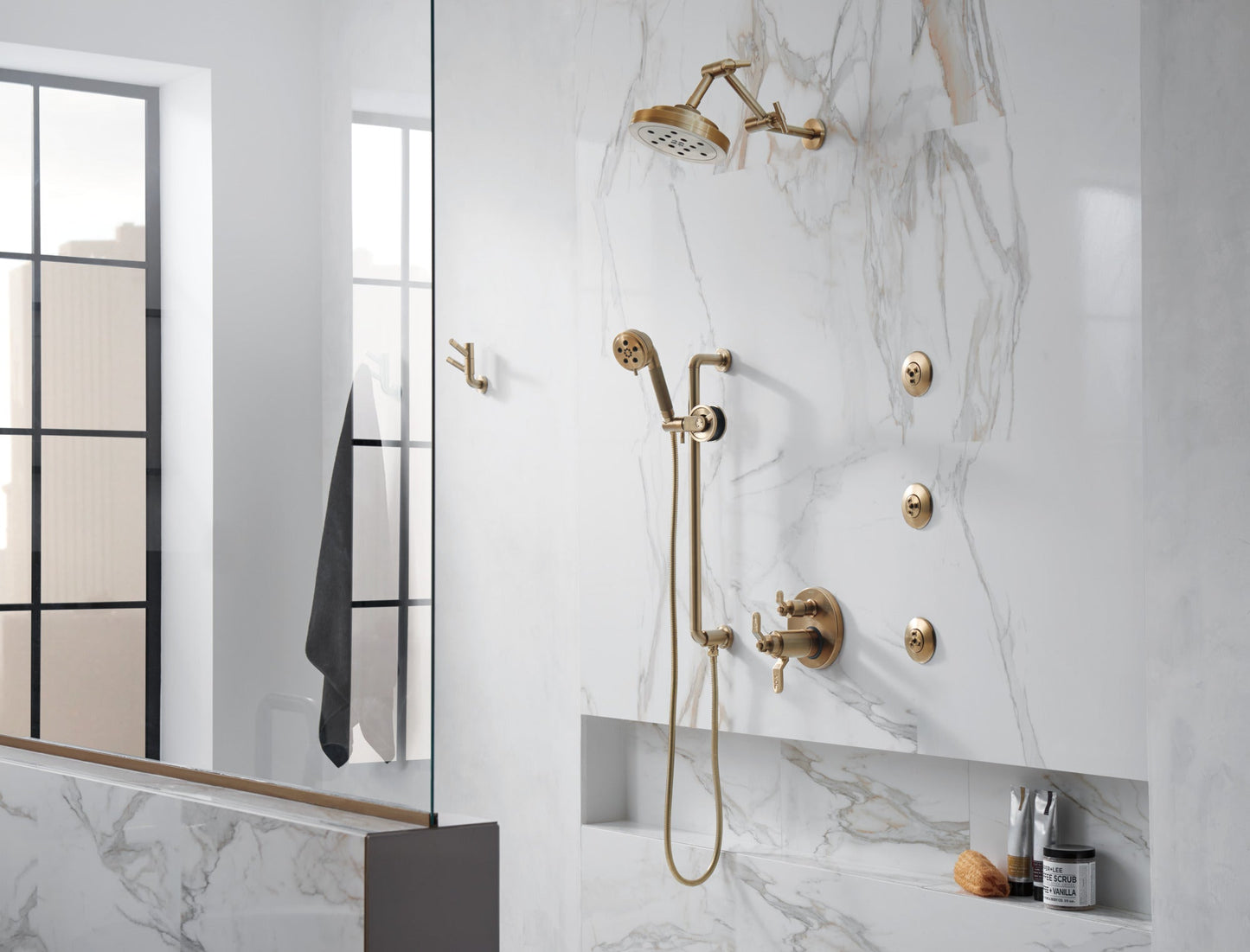 Brizo Litze 88735 Slide Bar Handshower with H20Kinetic Technology