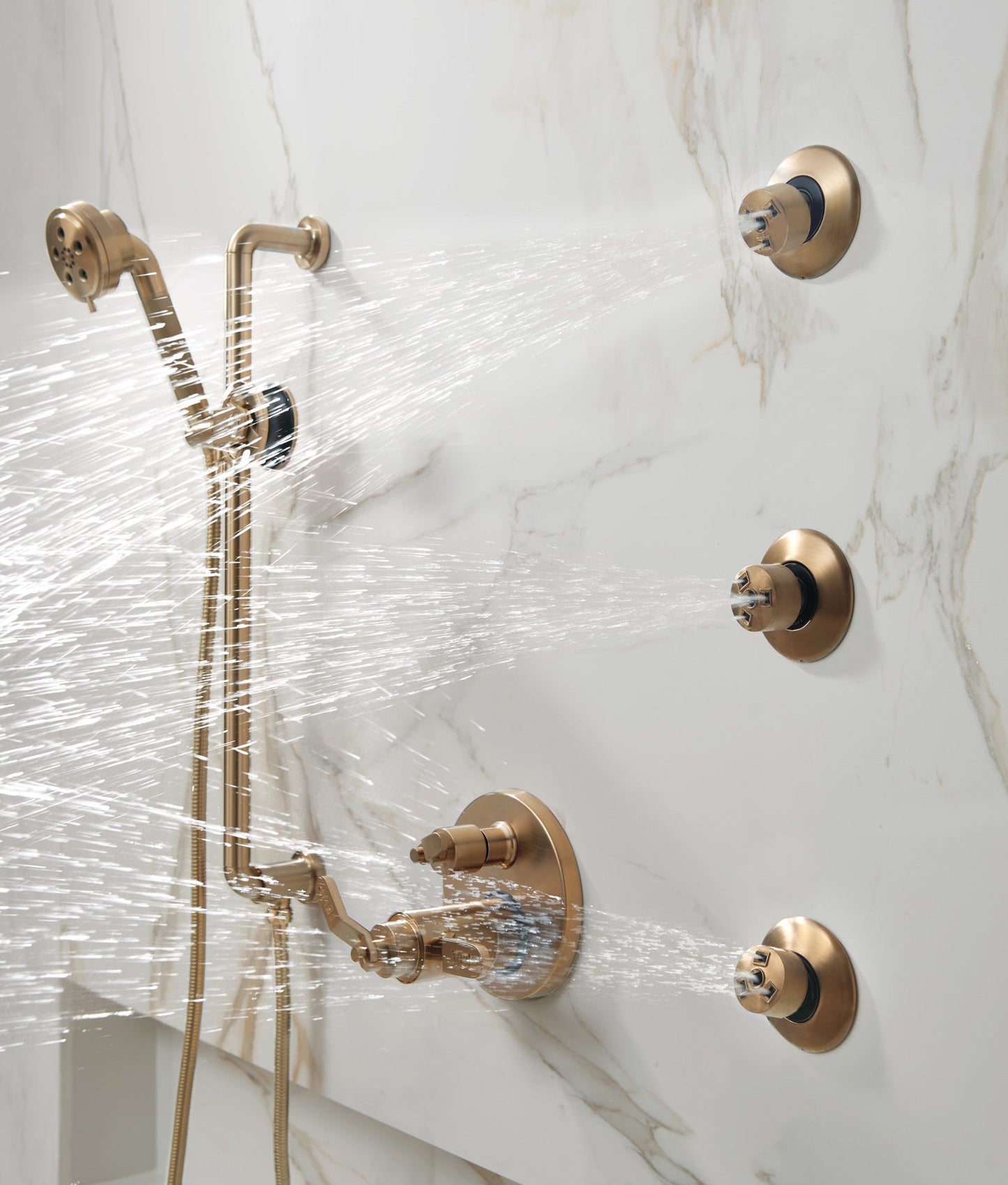 Brizo Litze 88735 Slide Bar Handshower with H20Kinetic Technology