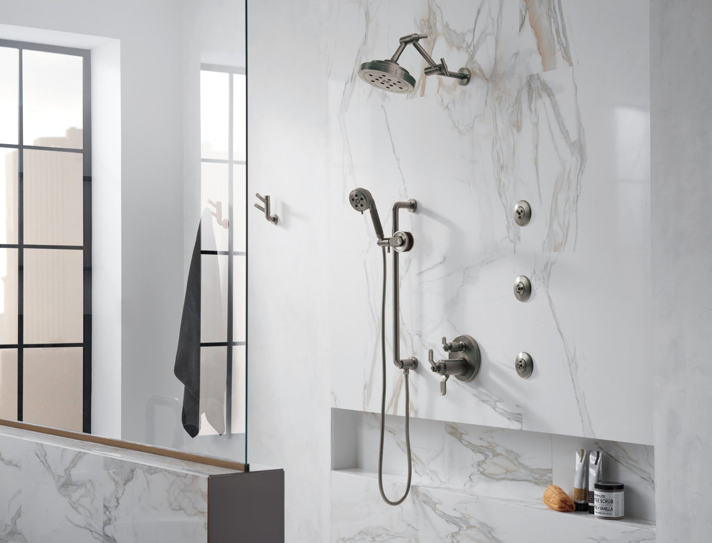 Brizo Litze 88735 Slide Bar Handshower with H20Kinetic Technology