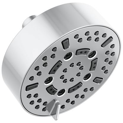 Brizo Essential Shower 87292 5” Linear Round H2Okinetic Multi-Function Wall Mount Shower Head - 2.5 GPM, chrome